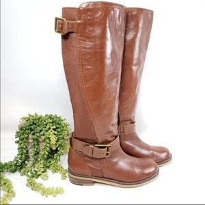 Lucky Brand Brown Leather Riding Boots